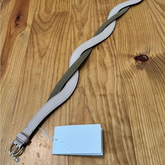 $425 Ulla Johnson Womens Beech Colorblock Wave Leather Belt Size PS NWT main image 11